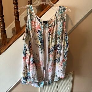 Worthington Woman Colorful Floral Top